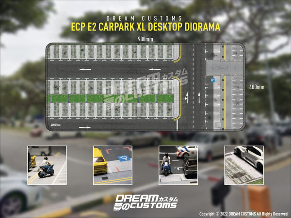 Dream Customs 1/64 ECP E2 Carpark Desktop Diorama Pad (XL)