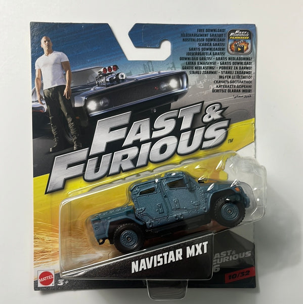 Mattel 1/55 Fast & Furious Navistar MXT Blue