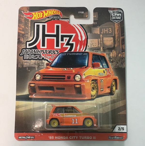 Hot Wheels Car Culture ‘85 Honda City Turbo ll (Japan Historics 3) Orange