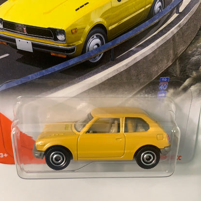 Matchbox 1/64 ‘76 Honda Civic CVCC Yellow