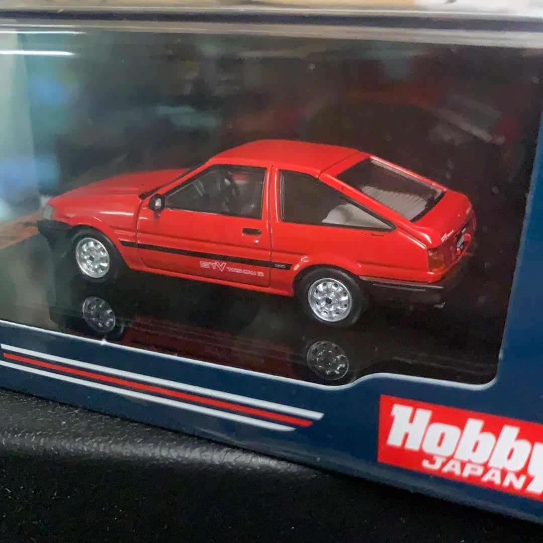Hobby Japan 1/64 Toyota Corolla Levin AE86 3 Door GTV Red
