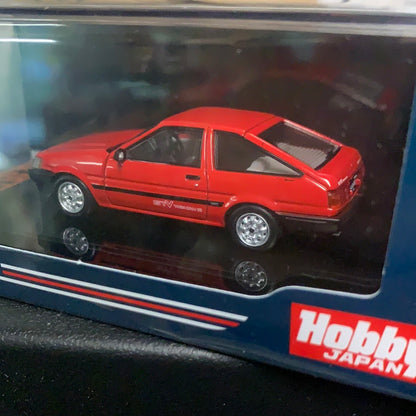 Hobby Japan 1/64 Toyota Corolla Levin AE86 3 Door GTV Red
