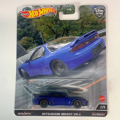 Hot Wheels 1/64 Car Culture Mountain Drifters Mitsubishi 3000GT VR-4 Blue
