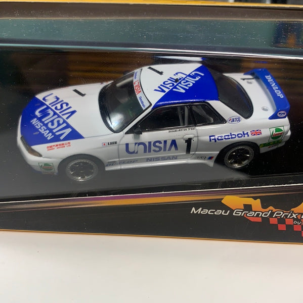 1/43 IXO Models 1991 Nissan GT-R R32 Macau Guia Race Unisia