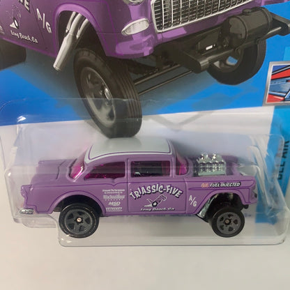 Hot Wheels 1/64 ‘55 Chevy Bel Air Gasser Purple