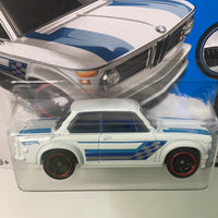 Hot Wheels 1/64 BMW 2002 Short Card White