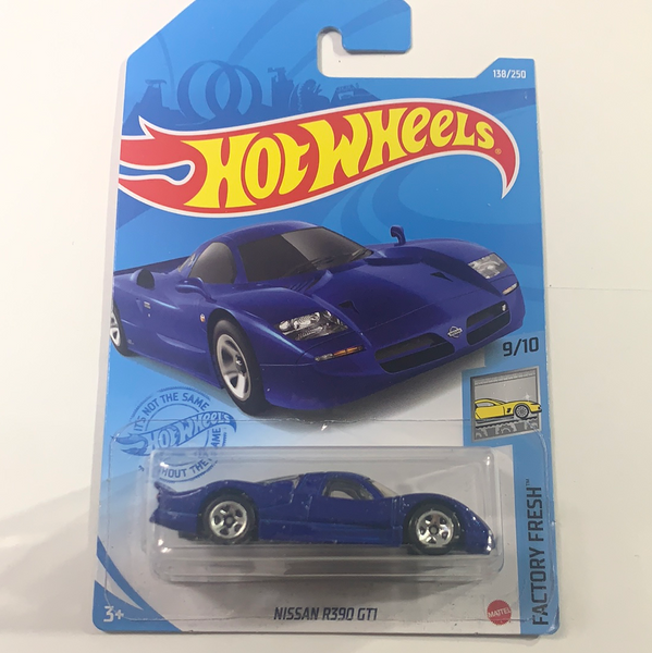 Hot Wheels Nissan R390 GT1 Blue