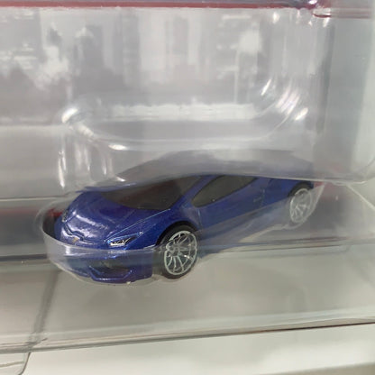 Hot Wheels Car Culture 2 Pack Lamborghini Aventador Coupé / Lamborghini Huracan LP 610-4 - Damaged Card