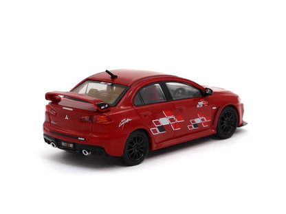 Tarmac Works x Hobby64 1/64 Mitsubishi Lancer Evolution X Ralliart Red