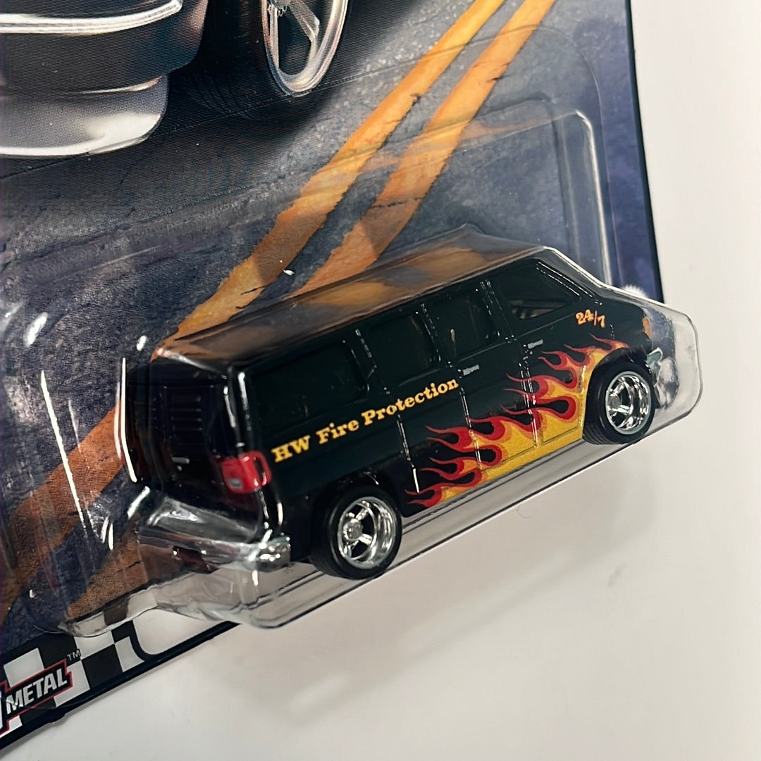 Hot Wheels Boulevard Mix P Dodge Van Black