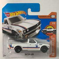 Hot Wheels Datsun 620 Greddy White (Short Card)