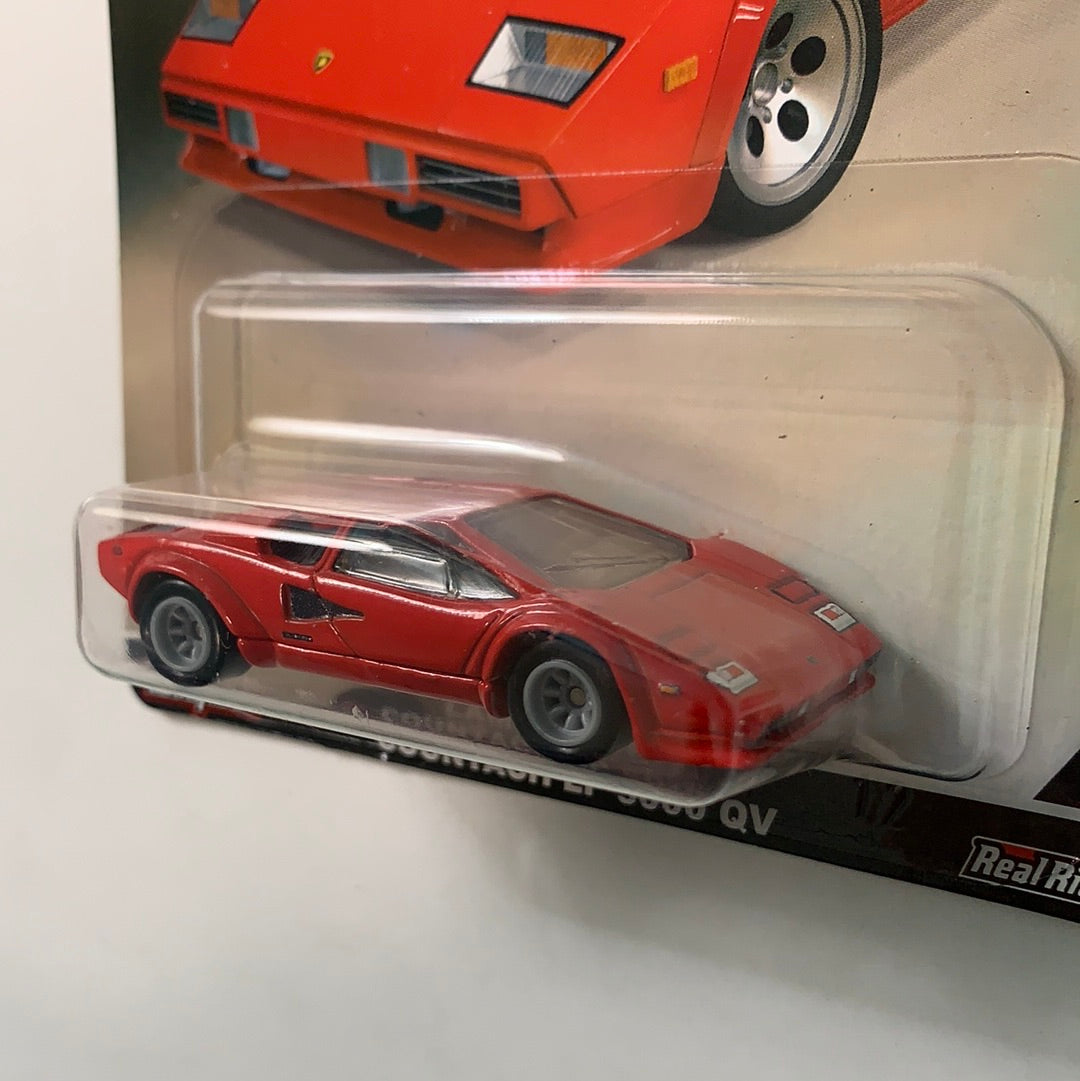 Hot Wheels Car Culture Jay Leno’s Garage Lamborghini Countach LP 5000 QV Red