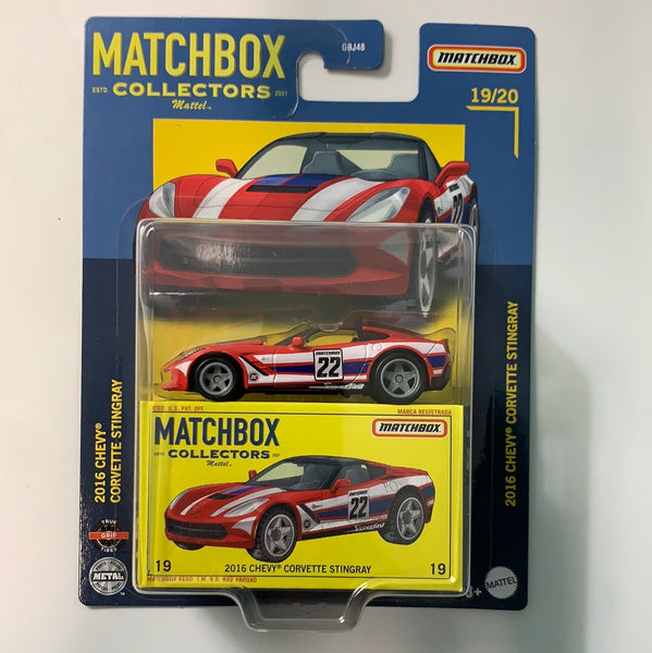 Matchbox Collectors 1/64 2016 Chevy Corvette Stingray Red