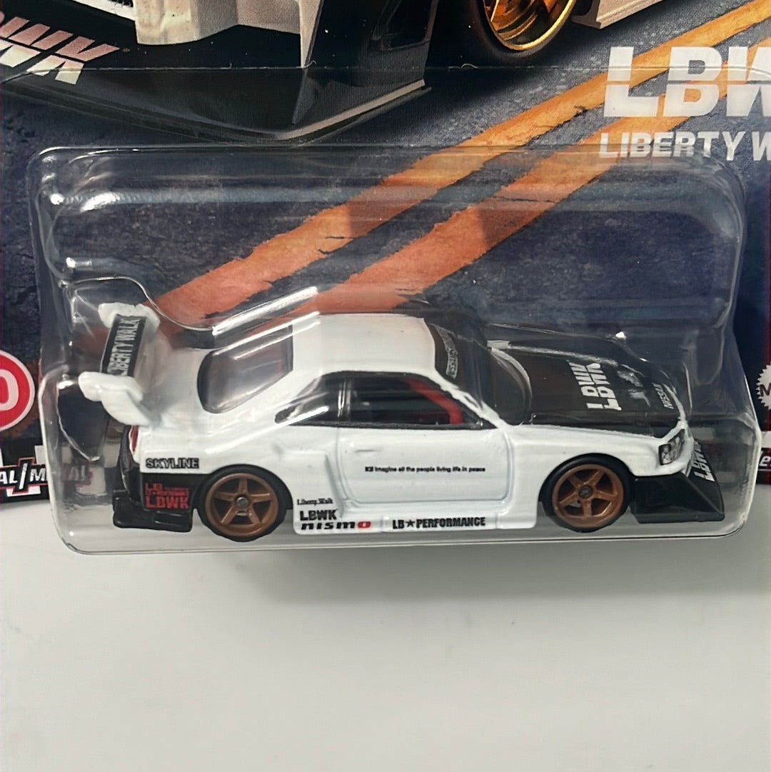 Hot Wheels Boulevard Mix P LB-ER34 Super Silhouette Nissan Skyline White