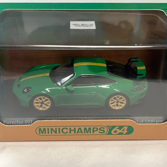 Minichamps 1/64 Porsche 911 (992) GT3 Python Green