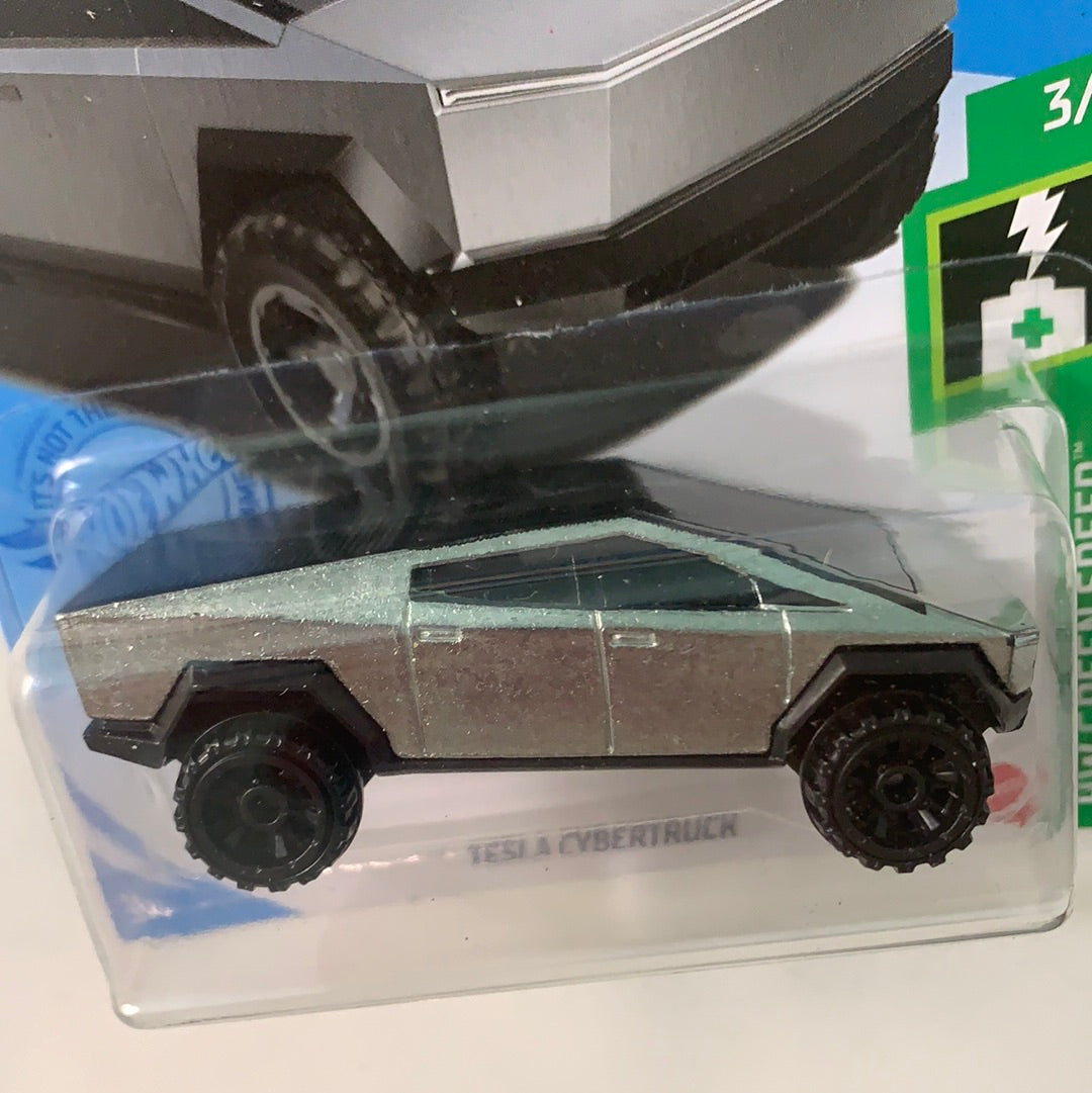 Hot Wheels 1/64 Tesla Cybertruck (Green Speed)