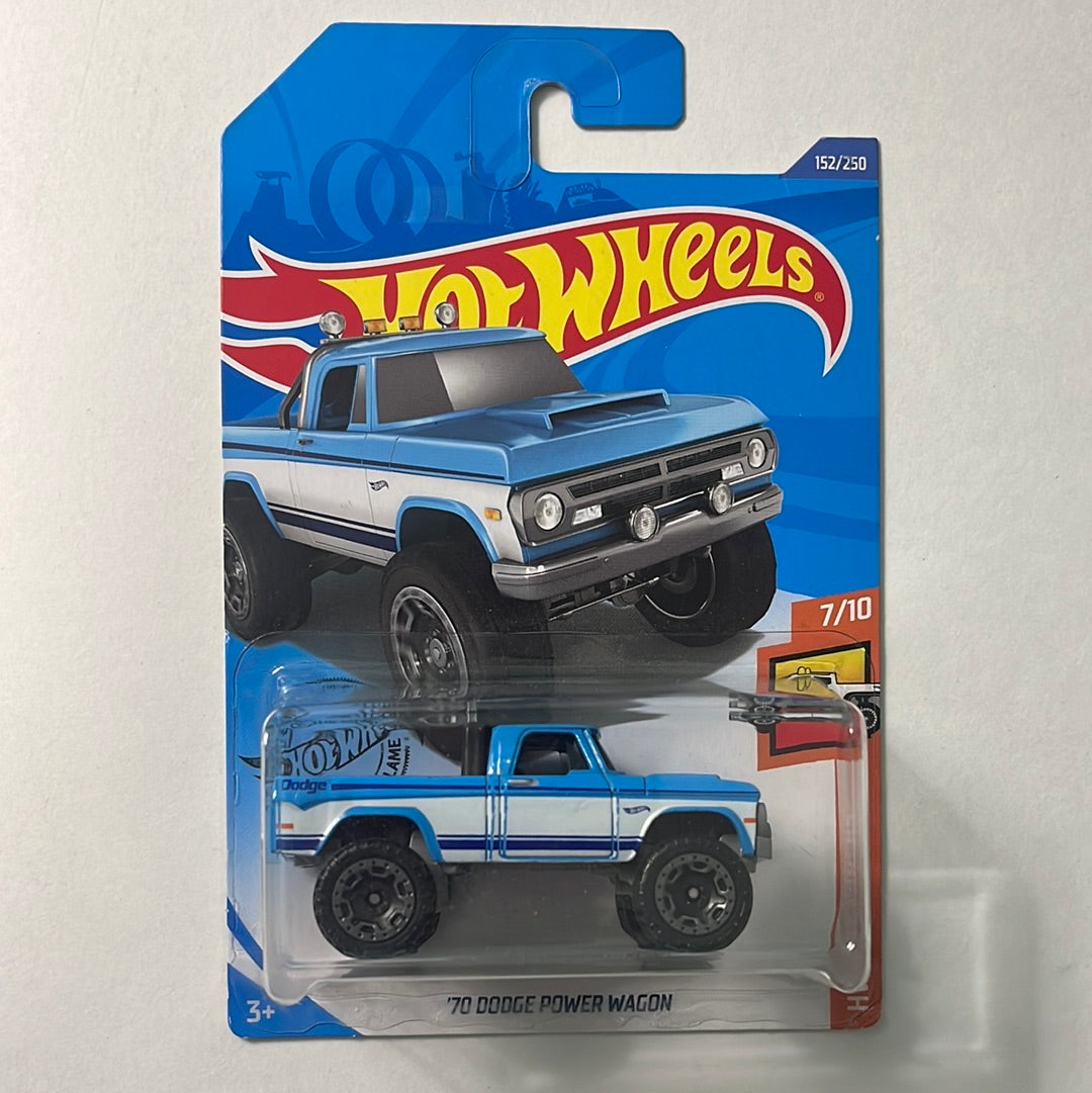 Hot Wheels 1/64 ‘70 Dodge Power Wagon Blue