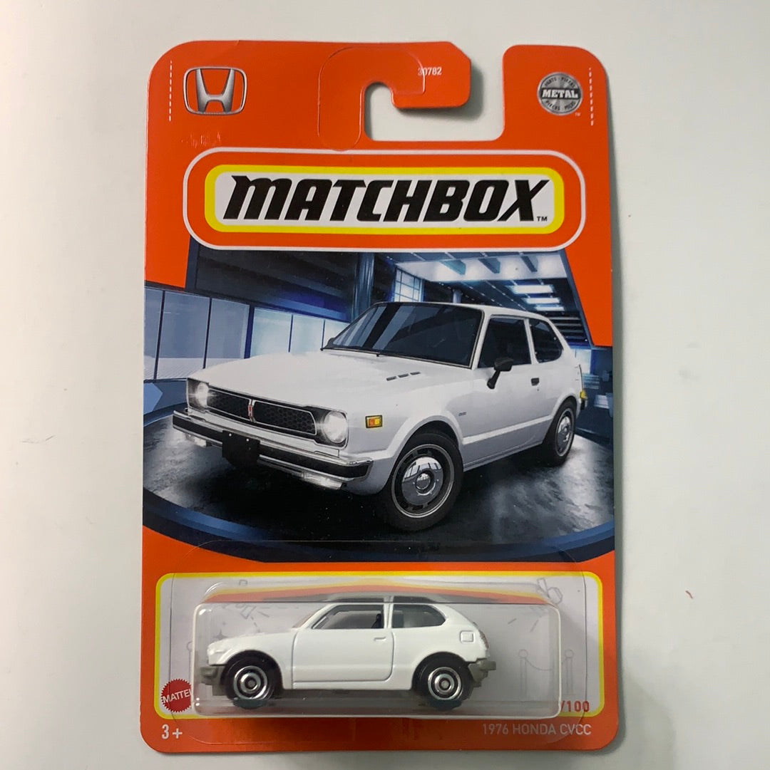 Matchbox 1/64 1976 Honda Civic CVCC White