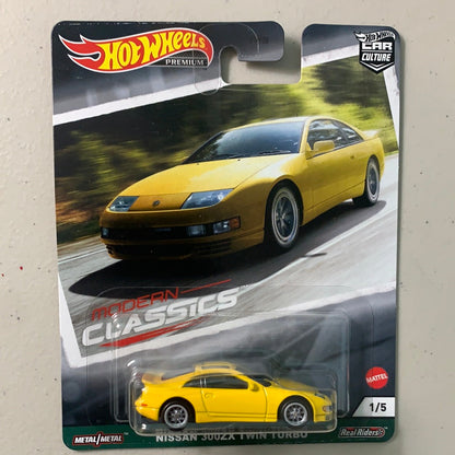 Hot Wheels 1/64 Car Culture Nissan 300ZX Twin Turbo Yellow Modern Classics
