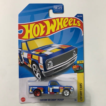 Hot Wheels 1/64 Custom ‘69 Chevy Pickup Blue