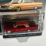 Greenlight 1/64 1964 Chevrolet Impala California Lowriders Series 2 Red
