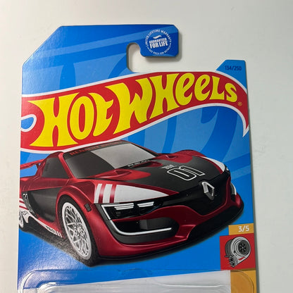 Hot Wheels Super Treasure Hunt Renault Sport R.S. 01 Red (U.S. Card)