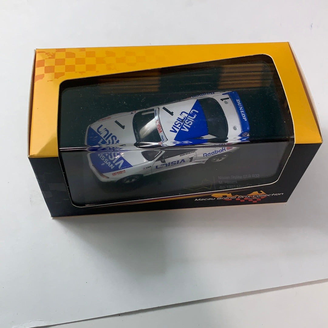 1/43 IXO Models 1991 Nissan GT-R R32 Macau Guia Race Unisia
