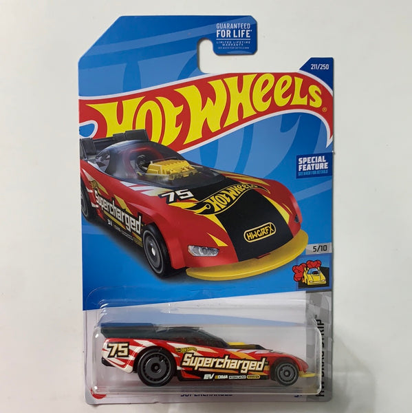 Hot Wheels Supercharged Red - Damaged Card