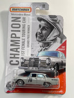 Matchbox ‘62 Mercedes-Benz 220 SE Sedan Champion 1st Female Touring Car Grey