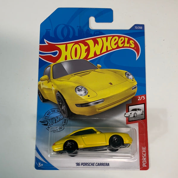 Hot Wheels 1/64 ‘96 Porsche Carrera Yellow