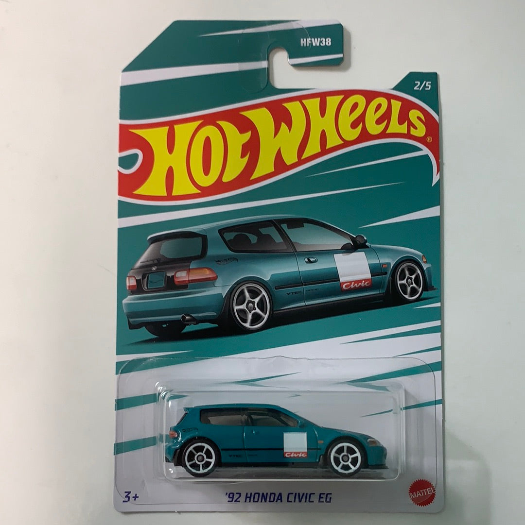Hot Wheels 1/64 ‘92 Honda Civic EG Teal