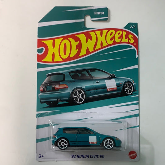Hot Wheels 1/64 ‘92 Honda Civic EG Teal