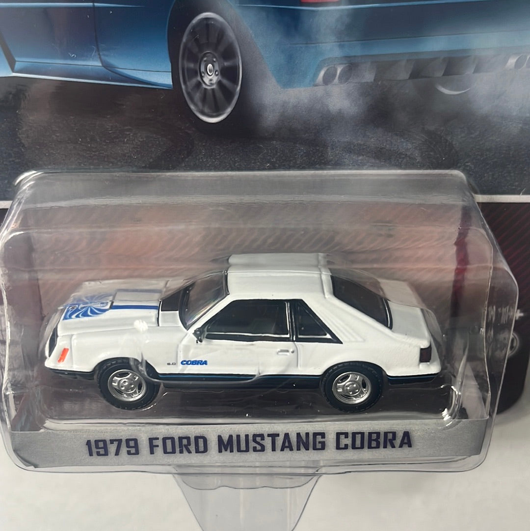 Greenlight 1/64 1979 Ford Mustang Cobra White - Hot Hatches