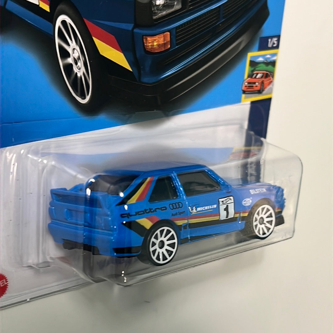 Hot Wheels 1/64 ‘84 Audi Sport Quattro Blue