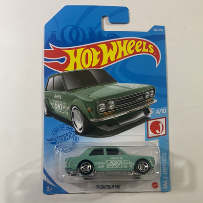 Hot Wheels 1/64 ‘71 Datsun 510 Green