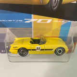 Hot Wheels 1/64 ‘55 Chevrolet Corvette Yellow