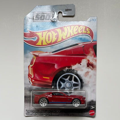 Hot Wheels 1/64 ‘10 Shelby GT500 Super Snake Red