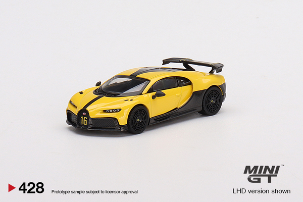 Mini GT 1/64 Bugatti Chiron Pur Sport Yellow