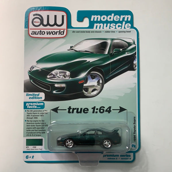 Auto World 1/64 Toyota Supra Green