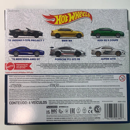 Hot Wheels European Cars 6 Pack