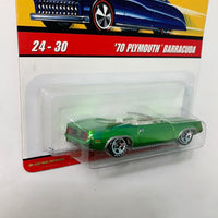 Hot Wheels Classics ‘70 Plymouth Barracuda Green