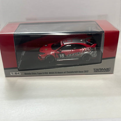 Tarmac Works Hobby64 1/64 Honda Civic Type R FK8 NASA 25 Hours of Thunderhill Race 2017 - Damaged Case