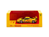 Tarmac Works Hobby64 1/64 Ferrari 458 Italia GT3 2013 DHL 24 Hours of Spa 2013 #52 Yellow