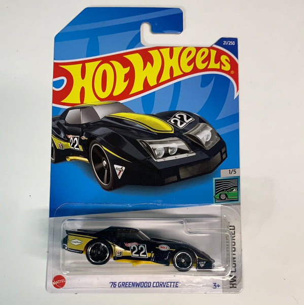 Hot Wheels ‘76 Greenwood Corvette Black