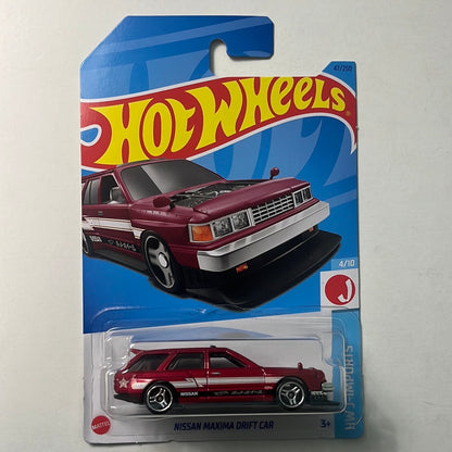 *Japan Card* Hot Wheels Nissan Maxima Drift Car Red