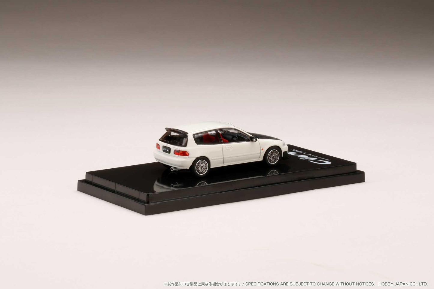 Hobby Japan Honda Civic (EG6) Frost White Mesh Wheels