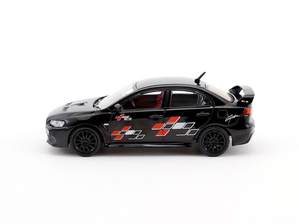 Tarmac Works Hobby64 1/64 Mitsubishi Lancer Evolution X Ralliart Black