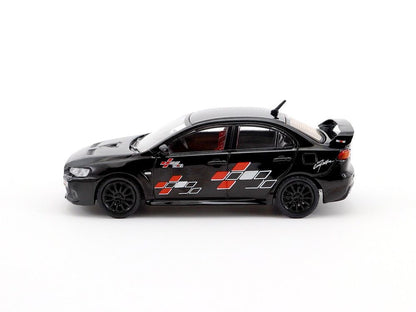Tarmac Works Hobby64 1/64 Mitsubishi Lancer Evolution X Ralliart Black