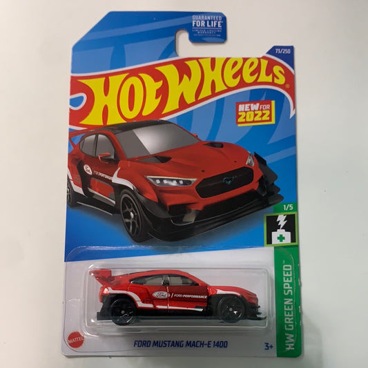 Hot Wheels 1/64 Ford Mustang Mach-E 1400 Red