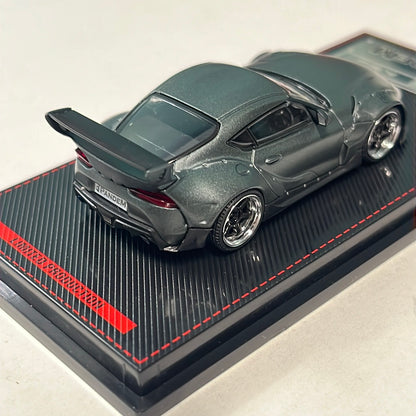 Ignition Models 1/64 Toyota Supra Pandem A90 Matte Blue Gray Metallic